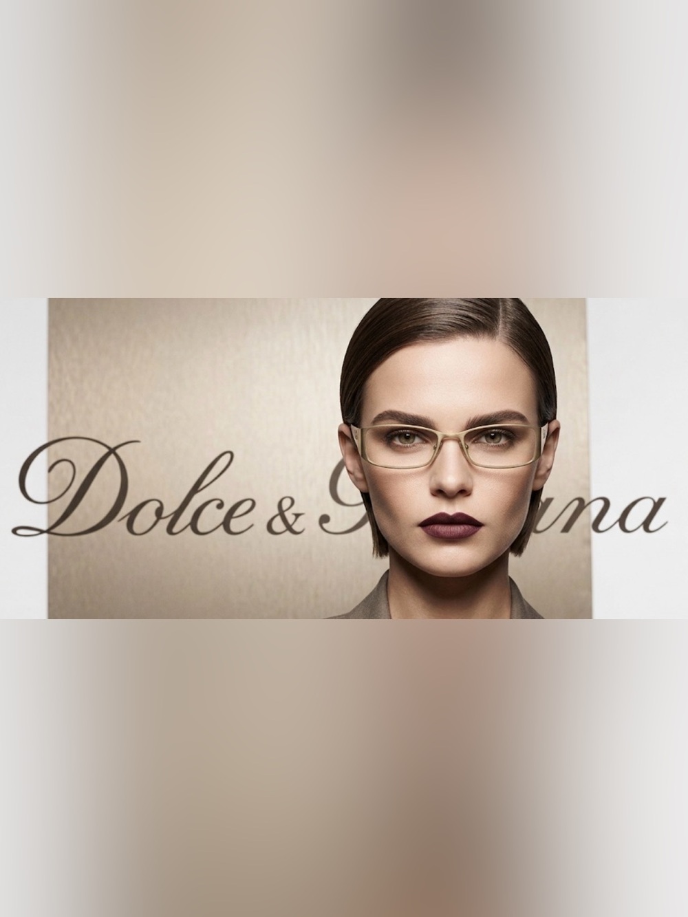 Authentic Dolce & Gabbana signature designer prescription eyeglasses frames